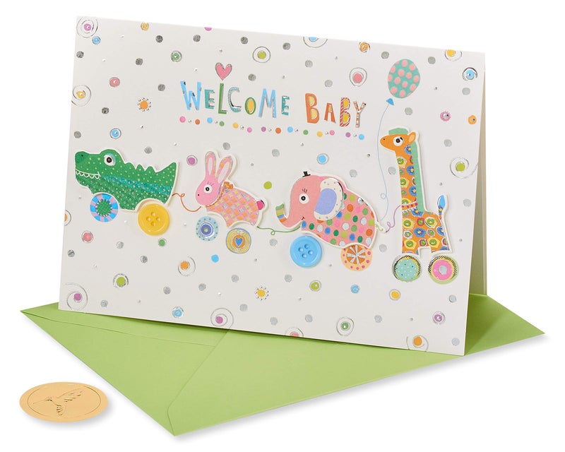 Papyrus New Baby Card â€“ Designed by House of Turnowsky (Welcome Baby) - Image 4